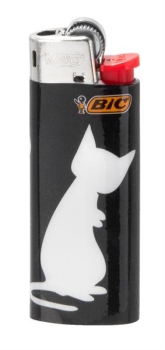 BiC Reibradfeuerzeug 50er Display BiC Mini "Cats b/w"
